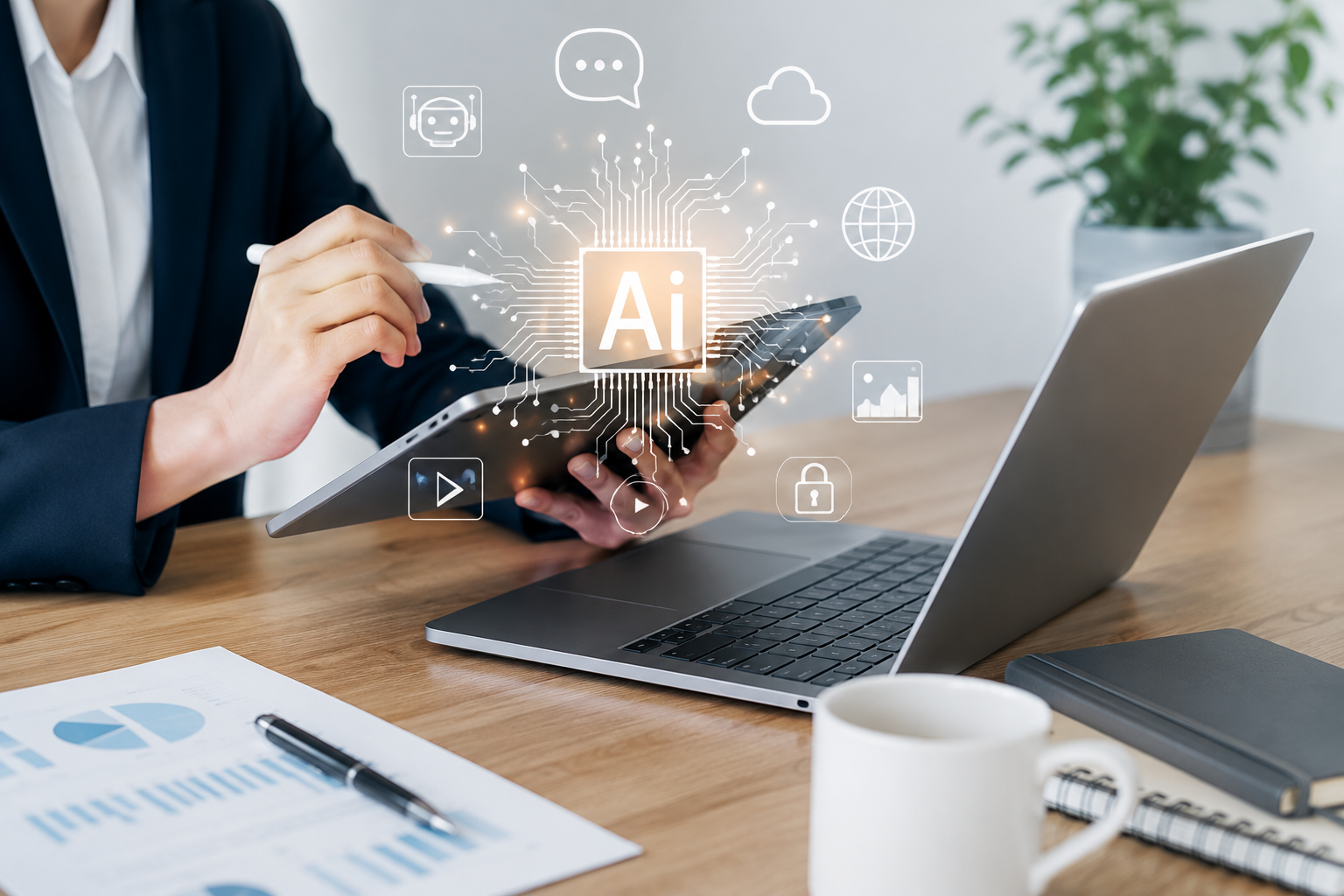 AI経営戦略コンサルティング事業のイメージ